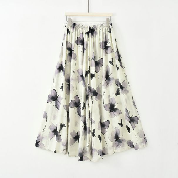 Spring Summer Pajamas Pants Women Loose Sleepwear Wide Leg Pant Printed Spring Summer Home Wear Trousers Sleep Pantalon Pijama_ecoleips.com