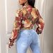 Artistic Cropped Jacket – Vintage Floral Embroidery, Lapel Collar & Distressed Detailing (Multiple Colors, S-Xl)_ecoleips.com