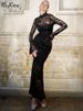 Hugcitar Black Long Sleeve Zip Up Patchwork Mesh Sexy Bodycon Maxi Dress 2024 Spring Women Fashion Outfits Festival Night Club_ecoleips.com