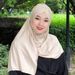Muslim Accessories"Premium Brushed Polyester Headscarf – Elegant Malay-Style Cover With Nail Diamond Accents"_ecoleips.com