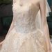 2026 New For Bride, Strapless Train Slimming Simple And Elegant Gown, Mori Style Light Wedding Dress_ecoleips.com