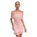 Luxury European American Style Women's Dress Strapless Pleated Mesh Patchwork Backless Slim Fit Elegant Slimming New 2025_ecoleips.com