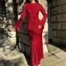Voya Voya 2026 New Spring Women's Clothing European And American Cross-Border Casual Solid Color French Slim-Fit Long Dress_ecoleips.com