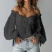 Voya Women's Spring Style Elegant Lace Lace New Off Shoulder Shirt One Shoulder Top Available In Two Colors_ecoleips.com