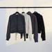Women's Sporty Hooded Cardigan Scuba Jacket Loose Fitting Fully Zipped Fleece Lined Yoga Hoodie_ecoleips.com