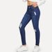 Women's Clothing Ripped Jeans Celebrity Student Pants_ecoleips.com