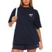 Women's Clothing Autumn And Winter New Sweater Suits Fashion Sports Short Sleeved Pullover Shorts Suit Two Pieces_ecoleips.com