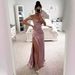 Women's Clothing Raglan Sleeve Suspenders Pile Collar Wedding Bridesmaid Dress_ecoleips.com