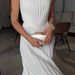 Elegant Pleated Maxi Dress – Chic Solid Color Party Dress With Flowy Silhouette For Women (S-XL)_ecoleips.com