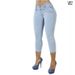 Women's Clothing High-Waisted Slim Fit Stretchy Skinny Jeans For Women Hip Lifting Cropped Pants For Formal & Casual For Women_ecoleips.com