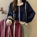 Foreign Trade Real Shot Cotton Hooded Drawstring Sweatshirt For Women, Spring And Autumn Thin Style, Stylish Loose Short_ecoleips.com