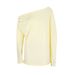 AD683 European And American Cross-border Autumn New T-shirt, Casual Fashion, Asymmetrical Collar, Loose-fitting Women's_ecoleips.com