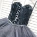 Women's Clothing Black Feather Tube Top Evening Dress Short Slim Birthday Party Short Skirt Performance Cocktail Dress Puffy Small Dress_ecoleips.com