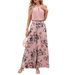 Women's Fashionable Elegant Casual Printed Sleeveless Vest Top And Wide Leg Pants Two Piece Set Spring Summer New Arrival_ecoleips.com