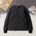 Women's Lightweight Quilted Puffer Jacket – Oversized Short Baseball Style Coat, Breathable Stretch Fabric For Casual & Streetwear_ecoleips.com