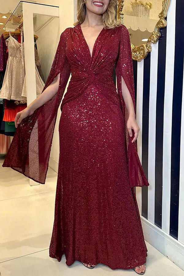 Women's Clothing Party dress Personality sequin casual loose sexy dress_ecoleips.com