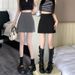 Women's Summer Black Suit 2024 New High-waisted Bodycon Slimming A-line Half Skirt_ecoleips.com