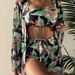 Women's Clothing Three Piece Swimsuit Set High Waisted Long Sleeved Boxer Briefs Bikini_ecoleips.com