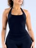 New European And American Style Women's Fashion DFYNE Alternative Halter Neck Backless High-elasticity Non-transparent_ecoleips.com