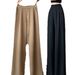 "Women's High-Waisted Wide Leg Dress Pants Lightweight Polyester Straight Cut Office Casual Trousers For Petite & Plus Size"_ecoleips.com
