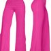 Women's Clothing Women's High Waist Hollow Belt Casual Loose Pants Summer Fashion Wide Leg Straight Fit Bottoms_ecoleips.com
