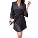 Aria Basics Bao Fei's New European And American High-end Pure Desire Style Deep V Pajamas, Sexy Lace-up Bathrobe, Can Be Worn_ecoleips.com