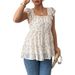 Women's Clothing Holiday Simple Style Broken Flower Waist High End Tops For Women Spring And Summer_ecoleips.com