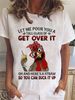 Cartoon Chicken Print T-Shirt Casual Short Sleeve Top For Spring & Summer Women's Clothing_ecoleips.com