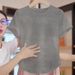 The Korean-Style Top Features A Unique Design, Is Intended For Niche Women's Fashion, Made Of Pure Cotton, Versatile In_ecoleips.com