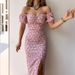 2026 New European And American Women's Fashion Multi-color Floral Tea Strapless Pleated Slim Fit Sexy Bodycon Dress_ecoleips.com