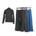 Women's Zipper Cardigan Fleece Jacket Gold Label Lined Sweatshirt Set Yoga Sportswear_ecoleips.com