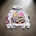 Y2k Aesthetic 3d Skeleton Print Hoodie, Unisex Oversized Pullover For Streetwear And Casual Style Premium Softness & Durability_ecoleips.com