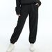 Women's High Waist Fleece Joggers Winter Athletic Cuffed Sweatpants Soft Thermal Lounge Pants with Functional Side Pockets_ecoleips.com