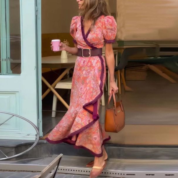 Women's Clothing Elegant Holiday Long Dress_ecoleips.com
