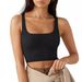 23 Spring New European And American Style Ins Women's Solid Color Fashion Trendy Sexy Ribbed Short Tank Top_ecoleips.com