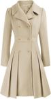 Double-Breasted Pea Coat With Notched Lapels – A-Line Wool-Blend Trench For Women (S-3XL)_ecoleips.com