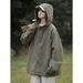 Sports Jacket, Women's Spring American Simple Casual Versatile Hooded Jacket_ecoleips.com