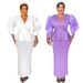 Plus Size V-Neck Evening Dress –Elegance With Bodycon Silhouette (Breathable Polyester Blend, Flutter Sleeves, High Waist For Effortless Glamour)_ecoleips.com