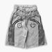 Unisex Casual Faux Two Piece Trendy Design Retro European American Style Shorts Dark Print Loose Fit Women's Clothing Bottoms_ecoleips.com