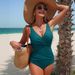 Voya 2026 New Women's Swimsuit: Cross-Border Tight-Fitting Solid Color Conservative Bikini With European_ecoleips.com