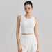 Tongji Garment Women's Sports Bra Medium Strength Shockproof Running Fitness Top Yoga Vest With Breast Pads To Prevent Cup Swinging_ecoleips.com