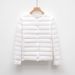 girl Girl Pinghu Lightweight Women's Shot Autumn Winte New Simple Round Neck Wam Solid Colo Long Sleeve Down Jacket Inne_ecoleips.com