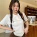 Chic Sleeveless Knit Top For Women - Summer Fashion With 3D Floral Design, Elegant And Unique Casual Blouse_ecoleips.com