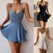 Women's Fashion Solid Color Summer Jumpsuit Zipper Suspender Detail European American Style in Stock_ecoleips.com