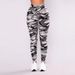 Women's Clothing Camouflage Print Plus Size Casual Trousers Stretchy Slimming Effect Made Of Milk Silk Fabric Women's Leggings_ecoleips.com