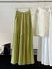 Women's High-Waisted Wide Leg Pants Thin Ice Silk Cotton Linen Loose Slimming Cropped Casual Summer Style 2026_ecoleips.com