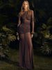 Mozision Mesh Ruched Sexy Maxi Dress For Women Fashion Zipper Patchwork See Through Long Sleeve Elegant Club Party Long Dress_ecoleips.com