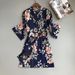 Aria Basics Popular In Europe And America: Pajama Manufacturer's Mid-sleeve, Collared Wear Robe, Women's Printed Pajamas, Home_ecoleips.com