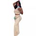 Women's Summer Two Piece Suit Sleeveless Printed Wide Leg Trousers Style Fashion For Women_ecoleips.com