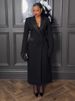 K European And American Sexy And Elegant Lapel And Waist Cinched Long Suit Jacket_ecoleips.com